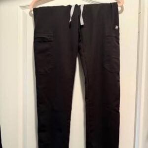 Figs black scrub bottoms XXS/petite Kade